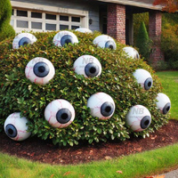 Halloween Effrayant Oeil Gonflable Décoratif Oeil Ballon Gonflable Géant Personnalisé Globe Oculaire Gonflable Avec Lumières Led