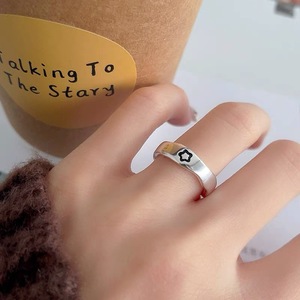 S925 Sterling Silver Star <b>Ring</b> For Women <b>Open</b> Top Index Finger Fashion Simple Everyday Wear - Product Image 1