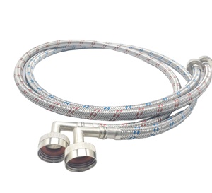 Mangueras de Suministro de 5 Pies para Lavadora, Paquete de 2 Mangueras de Llenado para Lavadora de Agua Fría y Caliente - Product Image 3