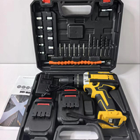 Perceuse à percussion sans fil 21V Xtreme Duty avec mécanisme d'impact, réglages de précision de l'embrayage, ensemble d'outils électriques polyvalents pour la maison