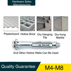 Vis d'expansion multifonction industrielles OEM pour murs en briques creuses, plafonds en plaques de plâtre, en acier allié au <span class=keywords><strong>chrome</strong></span>-vanadium <span class=keywords><strong>nickel</strong></span>é - Product Image 5