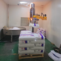 Station de déballage de sacs industriels, Désengaucheteuse de sacs, Bras robotique, Système de déballage 25-100 kg/sac, 80-120 sacs/h