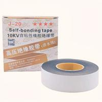 Ruban auto-amalgamant haute tension robuste en caoutchouc silicone pour l'isolation des câbles et des barres omnibus