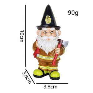 Estatua Navideña, Escultura Decorativa Creativa, Papá Noel Bombero - Product Image 2