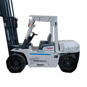รถยกดีเซล TCM FD70 มือสอง 7 ตัน ราคาถูก พร้อมเสากระโดงสองตอนและยางตัน ของแท้จากญี่ปุ่น สภาพดี ขาย - Product Image 1