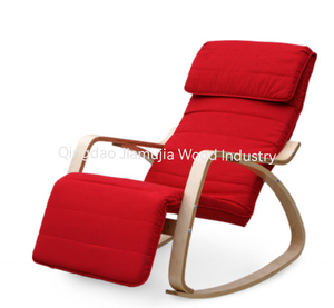 JIAMUJIA Kayu Beech Ruang Tamu Rumah Kantor Komersial Santai Kursi Santai Kursi Goyang <span class=keywords><strong>Bentwood</strong></span> Stackable - Product Image 2
