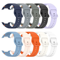 Gelang Jam Tangan Silikon Sport Tanpa Celah, Tali Jam Karet untuk Samsung Watch 8 Classic 46mm, Band untuk Galaxy Watch 9