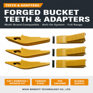 Adaptateurs de dents de bêche forgés et traités thermiquement pour burins à roche standard, dents de type Tiger, compatibles Komatsu PC Hitachi EX <span class=keywords><strong>ZX</strong></span> – Pièces de rechange - Product Image 4
