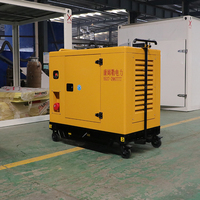 Générateur diesel sur remorque 20kva 22kva 25kva 30kva 35kva 40kva, générateur diesel silencieux triphasé Volvo pour alimentation de secours