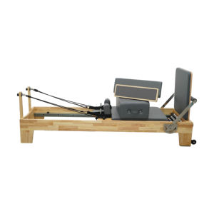 Reformer Pilates de Haute Qualité en Bois d'Érable, Équipement d'Exercice de Yoga, Logo et Couleur Personnalisables - Product Image 1