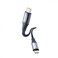 Câble VDENMENV 100W BRAIF en nylon de type C à type C pour téléphone, ordinateur portable et tablette
