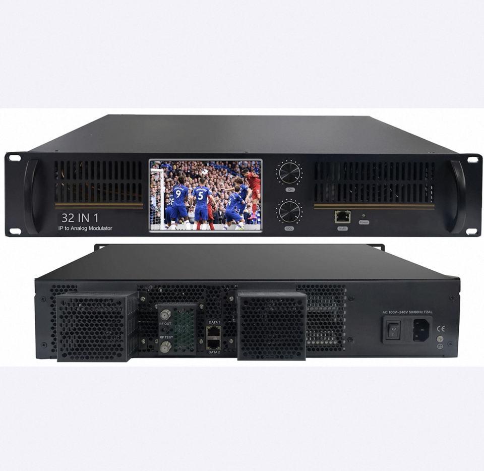 64 in One 32 in One Channel IP Analog Modulator Hotel Digital Signal to ...