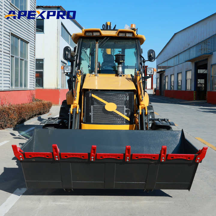 Wheel Loader Rack Back Chinese 4 Wheel Drive Tractor Loader 1.6 Ton 2.5 Ton Back Hoe Loader ...