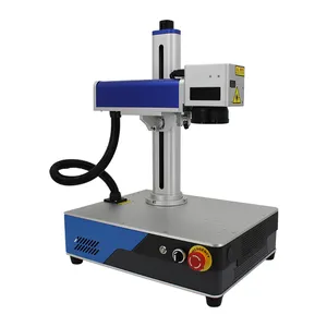 NEW Fiber Laser Marking Machine Stainless Steel Desktop Metal Mark Engraving Machine For Gold Silver Jewelry Aluminum
