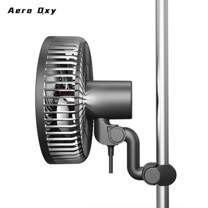 Ventilateur à pince pour tente de culture de 6 pouces, moteur EC personnalisé silencieux, 10 vitesses de vent dynamiques et oscillation à 3 niveaux, étanche - Product Image 1