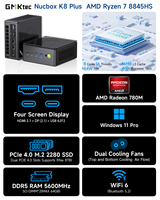 GMKtec K8 Plus AMD R7 8845HS Gaming Mini PC 8-core 16-thread 32GB DDR5 1TB SSD Work Computer PC Mini Computer PC Gaming Desktop