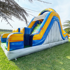 Casa de rebote gigante para fiestas al aire libre con tobogán Combo Jumpers Carrera <span class=keywords><strong>radical</strong></span> Carrera de obstáculos comercial inflable - Product Image 4