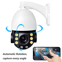 Nouvelle caméra IP PoE 6MP 2026 avec suivi automatique PTZ, caméra dôme intelligente à double éclairage, zoom optique 20X, détection automatique IA des personnes et des véhicules