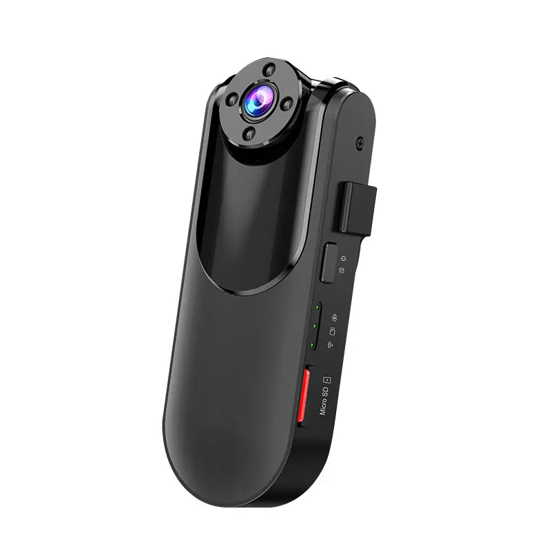 Aoedi AD718W Mini Body Worn Camera Clip Wearable Portable 1080P Pocket Cam Video Recorder
