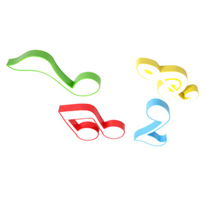 60cm 32W tre colori dimmerabile nota musicale lettera di pianoforte modello LED luce a sospensione del soffitto <span class=keywords><strong>per</strong></span> l'illuminazione dell'aula di musica - Product Image 6