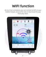 Reproductor Multimedia para Auto Jiawell de 12.1 Pulgadas con CarPlay, Android Auto, DSP, WiFi Integrado, Cámara de Reversa, USB para Ford Mustang 2010-2013