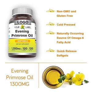 Kapsul Minyak Evening <span class=keywords><strong>Primrose</strong></span> OEM untuk Dukungan PMS & Pencerah Kulit, Diperas Dingin, untuk Dewasa - Product Image 3