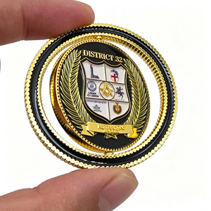 <span class=keywords><strong>Moneda</strong></span> Conmemorativa Giratoria de Metal <span class=keywords><strong>Bañada</strong></span> <span class=keywords><strong>en</strong></span> <span class=keywords><strong>Oro</strong></span> Personalizada, <span class=keywords><strong>Moneda</strong></span> de Recuerdo Giratoria con Impresión UV <span class=keywords><strong>en</strong></span> Esmalte Metálico Personalizada - Product Image 3