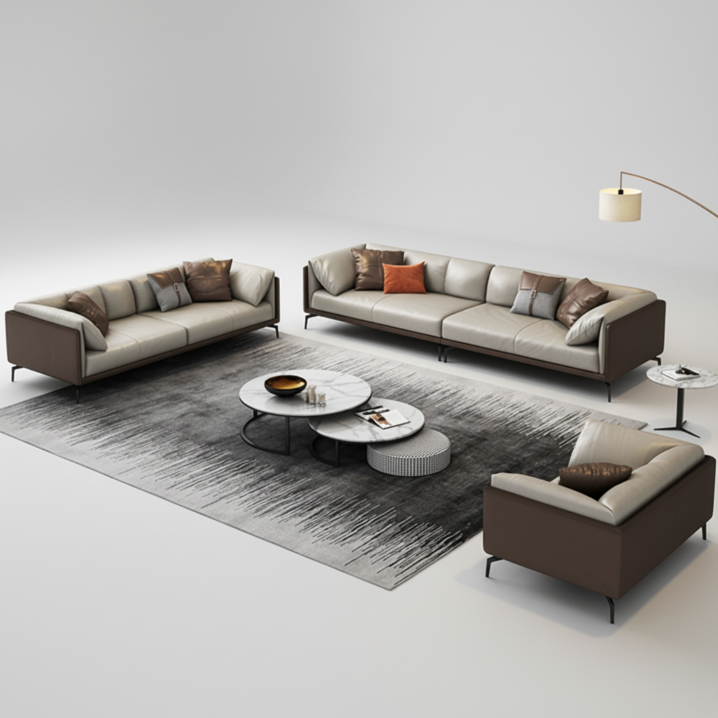 KMJ Modular Office Sectional Sofa – Reception & Waiting Room Seating Furniture Set