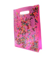Pochette de maquillage personnalisée pour femme, ouverte, tendance, scintillante, couleur magique, luxe, paillettes, PVC, sac à main cosmétique