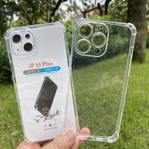 Custodia posteriore in Tpu trasparente in Tpu 1.5mm trasparente per <span class=keywords><strong>iPhone</strong></span> 17 16 15 Plus <span class=keywords><strong>13</strong></span> 14 Pro Max custodia antiurto - Product Image 1