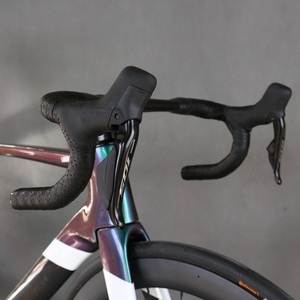 2X12 <b>Speed</b> Full Hidden Cable Disc Road Complete Bike TT-X38 105 R7170 Di2 Groupset Chameleon <b>Paint</b> - Product Image 2