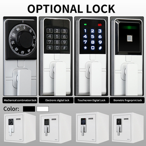 फिंगरप्रिंट सुरक्षित लॉकर सुरक्षा घर अग्निरोधक सुरक्षित अग्निरोधक स्टील पैसे सुरक्षित बॉयोमीट्रिक फिंगरप्रिंट सुरक्षित-3091WSLB - Product Image 5