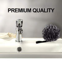 Éponge de Douche Personnalisée avec Logo, Éponge de Bain, Loofahs, Boule de Loofah, Loofah Exfoliant en Charbon de Bambou Naturel pour Femmes et Hommes