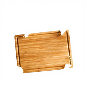 Tabla de Cortar de Madera de Bambú Personalizada con Logotipo de Fábrica, Tabla de Cortar de Cocina Natural para Frutas, Tabla de Cortar Sólida Reutilizable de 2.0 cm de Grosor - Product Image 4