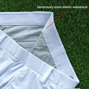 Logo personnalisé, haute qualité, décontracté, en laine, confortable, élastique, séchage rapide, respirant, bouton, fermeture éclair, pantalon de sport pour homme, course à pied, golf - Product Image 4