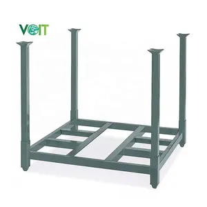 Сверхмощный Склад вертикальный Штабелируемый стальной стеллаж для хранения промышленных металлических стеллажей