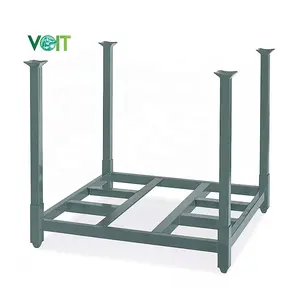 Nhiệm vụ nặng nề kho dọc Stackable thép lưu trữ công nghiệp kim loại xếp chồng giá