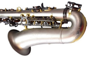 <span class=keywords><strong>Sassofono</strong></span> Contralto Professionale in Eb, Nichelato, Laccato Oro, Strumento a Fiato con Custodia Rigida e Bocchino - Product Image 2