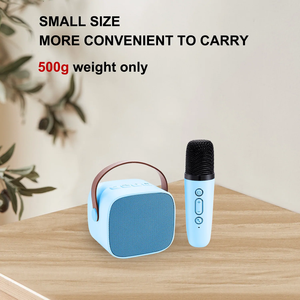 Portable Mini Machine with 2 Microphone <b>Party</b> Home KTV Outdoor Wireless Speaker for Kids - Product Image 2