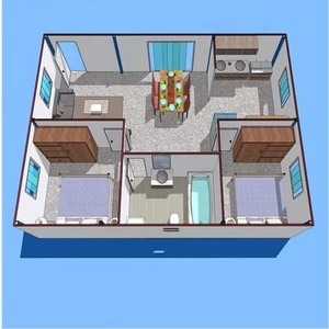 20-40 chân gấp container mở rộng đúc sẵn sunrooms casas de contenedores plegables - Product Image 6