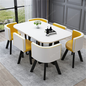 ชุดโต๊ะรับประทานอาหารกลางแจ้งหินอ่อนทรงกลมสุดหรู ปี 2026 สำหรับ 6 ที่นั่ง พร้อมชุดเก้าอี้ 4 ตัว - Product Image 2