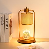 Lampu Lilin Penghangat Lilin Aromaterapi dengan Pengatur Ketinggian, Lampu Lilin Aromaterapi dengan Timer dan Lampu yang Dapat Diredupkan, Dekorasi Rumah, Terlaris
