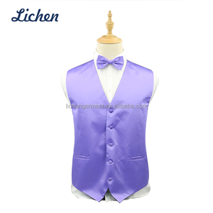 Set da Uomo in Due Pezzi per Matrimonio, Vendita Calda, Gilet <span class=keywords><strong>e</strong></span> <span class=keywords><strong>Papillon</strong></span> in Tinta Unita - Product Image 6