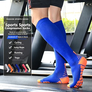 OEM&ODM Graduated Compression <b>Socks</b> Custom Gradual Pressure Recovery <b>Socks</b> for Sports <b>Running</b> Cycling - Product Image 1