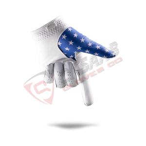 Wholesale Breathable Winter Custom Logo Full Finger Color-Sheepskin Golfers Cabretta Leather Logo Golf <b>Gloves</b> Made By Pakistan - Product Image 4