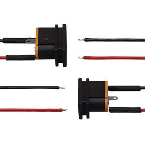 Dc005 Power Socket Cable 5.5x2.1mm DC Connector Female Solder Wire Fire Retardant Charging Port Wire Harness - Product Image 1