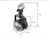 Mini projecteur de faisceau lumineux LED RGB DMX512 à commande sonore pour piste de danse, boule magique, DJ, fête, IP33, 300LM, garantie 2 ans