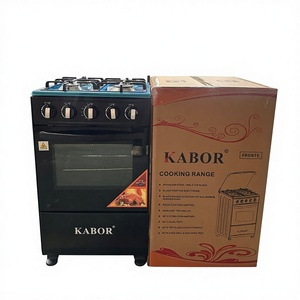 موقد غاز بأربع شعلات مع زجاج مقوى وشعلات متعددة مدمجة للاستخدام المنزلي في المطبخ - Product Image 1