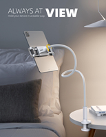 Support de tablette robuste Lamicall LS07 OEM en métal avec bras flexible pour lit et tablette, sans affaissement, support paresseux à pince, prêt à être expédié