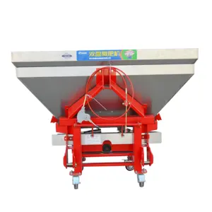 Factory supply good quality PTO driven double-disc stainless steel fertilizer spreader